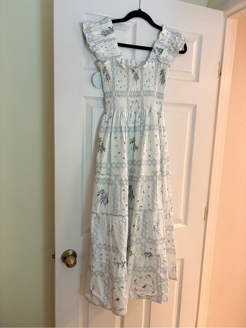 NWT Hill House Home Nap Dress Size Small in Small Floral Patchwork - Picture 2 of 3